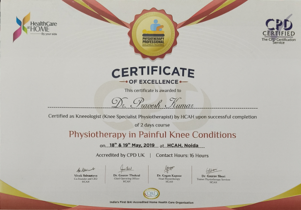 Delhi Physio Cricket League Award
